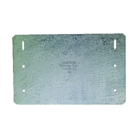 Simpson Strong-Tie ZMax 8 in. H X 5 in. W 16 Ga. Galvanized Steel Nail Plate Zmax PSPN58Z